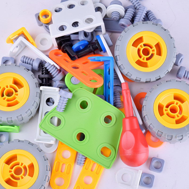 Đồ chơi giáo dục phát triển kỹ năng Stem lắp ghép Build&Play mô hình xe mềm cho bé 2 trong 1 - Toyshouse 7702/7758