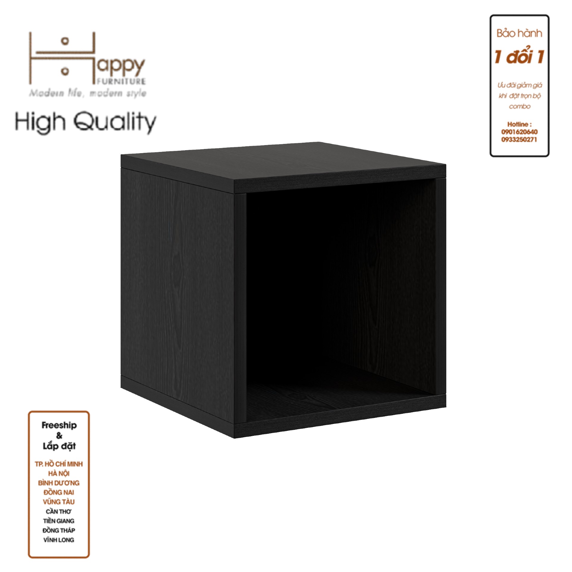 [Happy Home Furniture] ZANE , Kệ trang trí size nhỏ ,30cm x 30cm x 30cm ( DxRxC), KSA_041