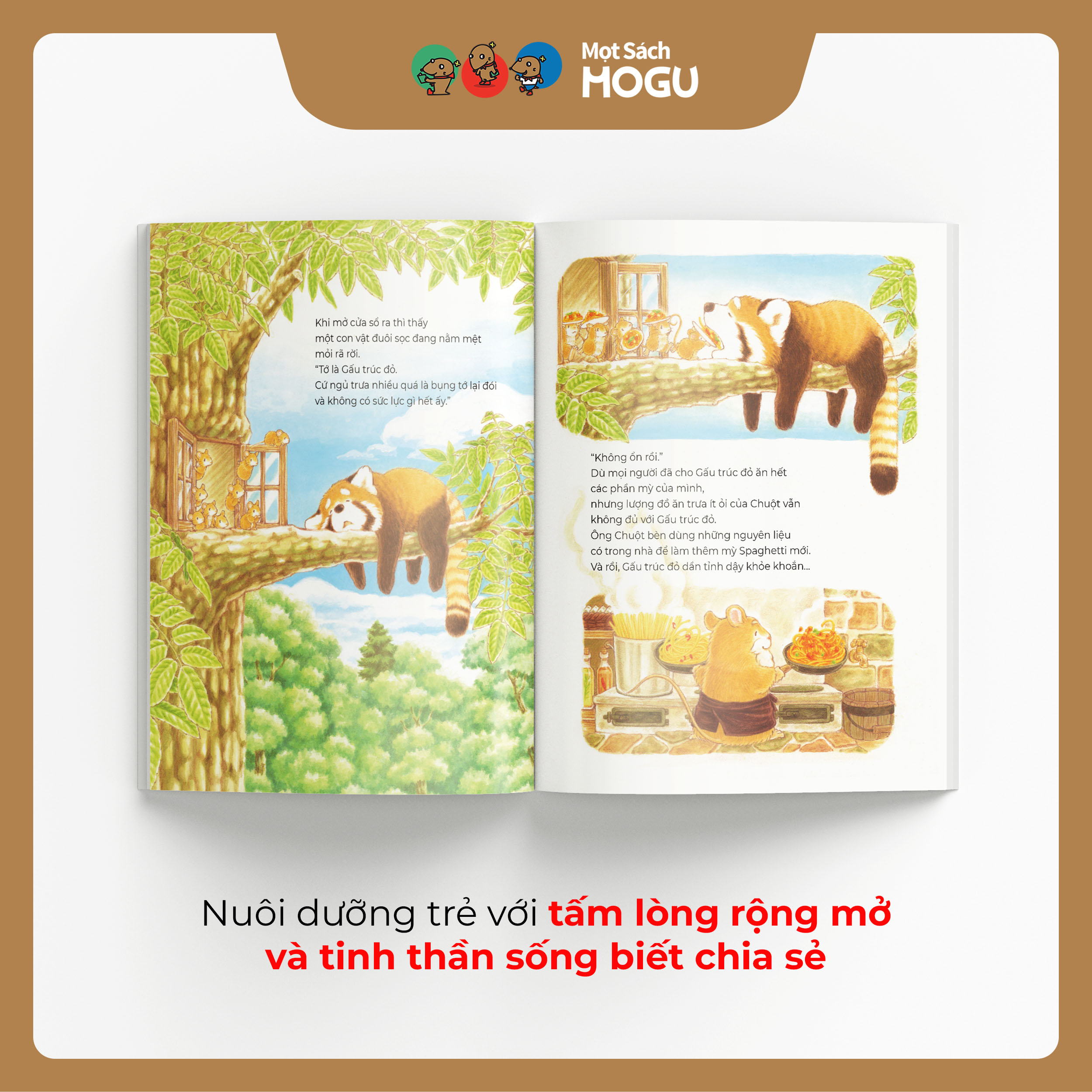 Truyện Ehon bé 3-4-5 tuổi - Tiệm mỳ lừng danh