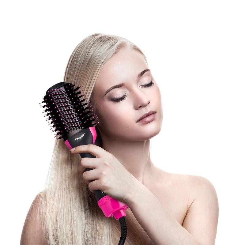 Hoả tốc trong ngàyLược điện uốn tóc kiêm máy sấy tóc đa năng 3 in 1 dùng để sấy cụp - tạo phồng tóc