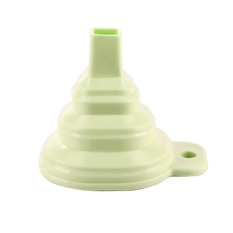 1pcs Mini Foldable Funnel Collapsible Silicone Portable Soft Home Household Liquid Dispensing Kitchen Tools Gadgets Colander