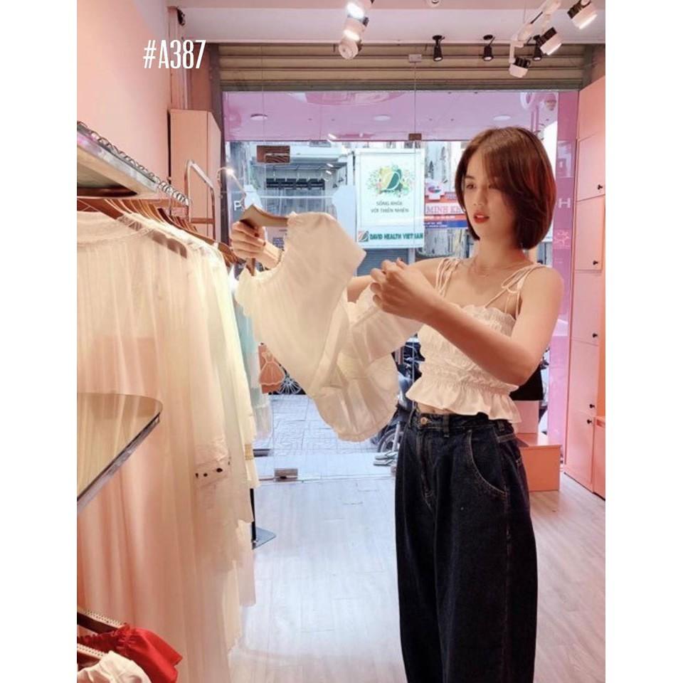 Áo ống cột nơ vai cute
