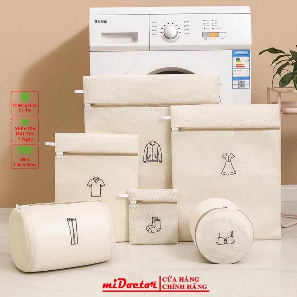 Combo 6 túi giặt 3 lớp TG1 bảo vệ quần áo, đồ lót dùng cho máy giặt nhiều kích thước lựa chọn miDoctor