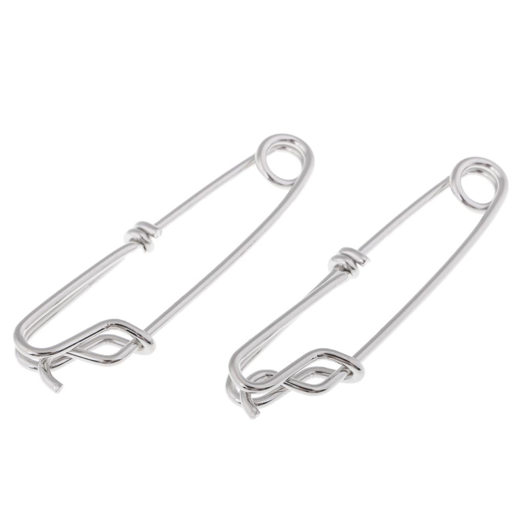 Móc Câu Cá Bằng Thép Không Gỉ - Tùy Chọn Số Lượng & Kích Thước