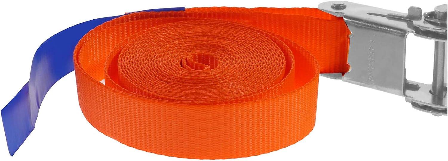 1 chiếc 600kg Dây đeo bánh cóc 6m Dây buộc dây đai với dây đai kẹp Bộ căng bánh cóc