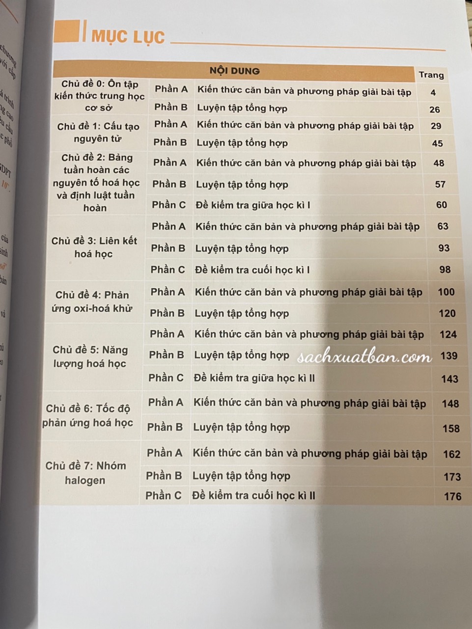 Sách Trọng Tâm Kiến Thức Và Phân Loại Bài Tập Theo Chủ Đề Hóa Học 10 - Biên soạn theo chương trình GDPT mới