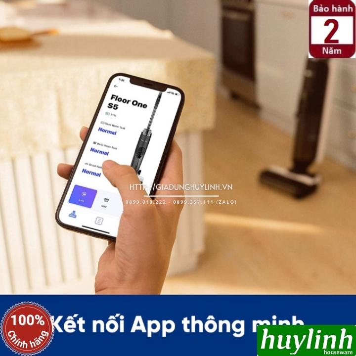 Máy hút bụi lau sàn khô và ướt thông minh Tineco Floor One S5 - Bản quốc tế - dùng pin sạc 4000mah - 2 trong 1 - Hàng chính hãng