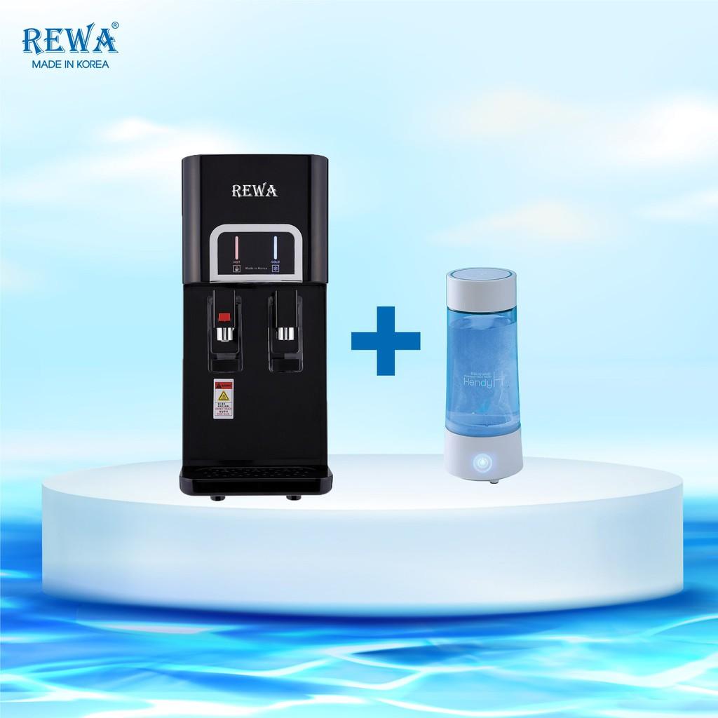 Combo Máy lọc nước nóng lạnh để bàn REWA RW-NA-218 + Máy Hydrogen Hendy