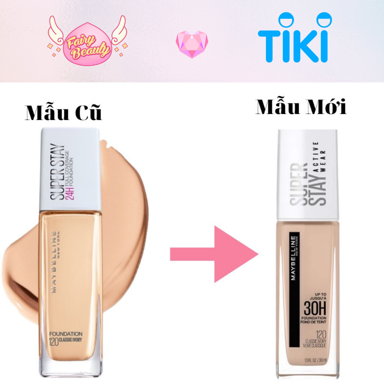 [MAYBELLINE NEW YORK] Kem Nền Siêu Kiềm Dầu Lâu Trôi Mềm Mịn 24H Super Stay Full Coverage Foundation 30ml