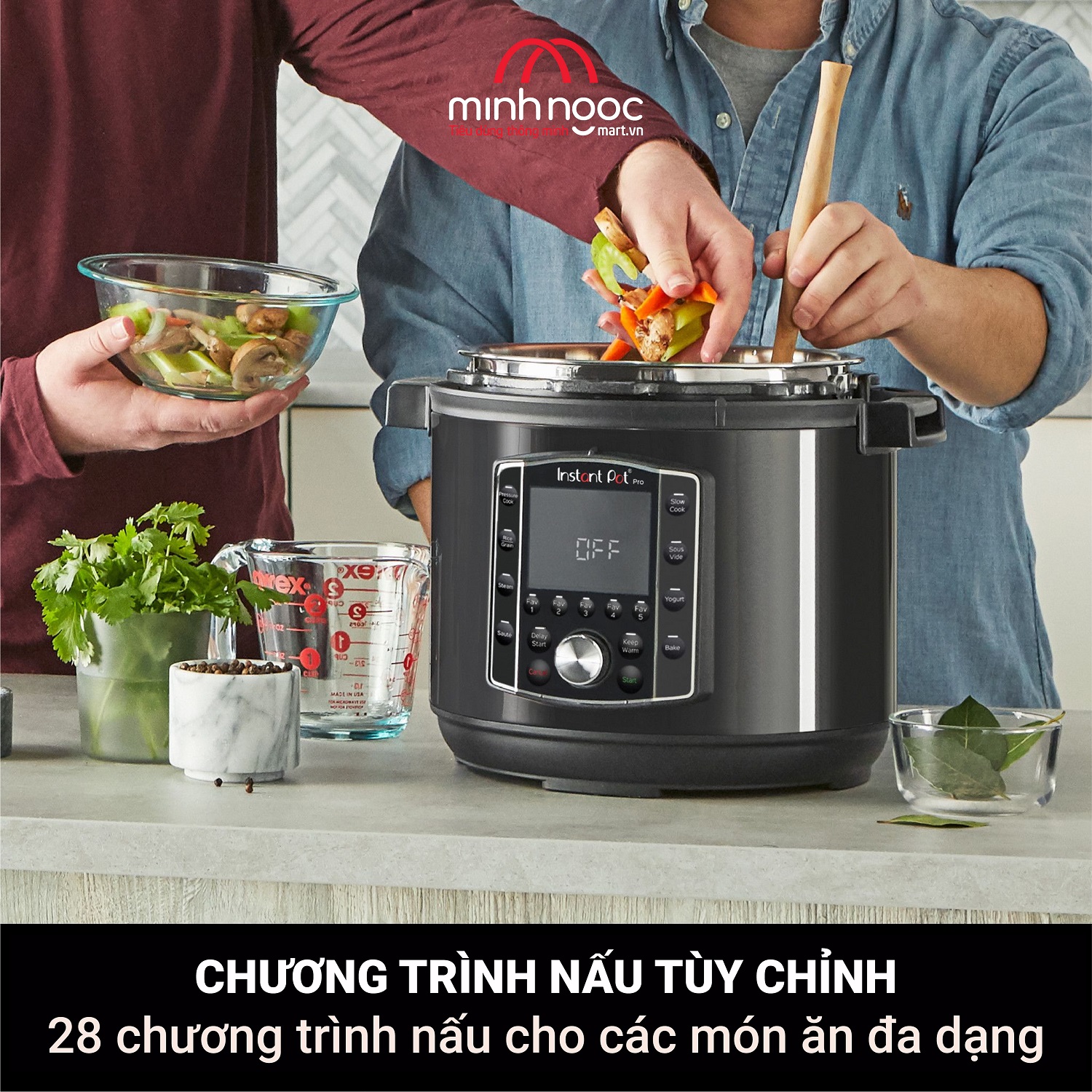 [ Hàng chính hãng Instant Pot ] Nồi áp suất điện đa năng Instant Pot Pro 10-in-1, Dung tích 5.7 Lít, 10 tính năng trong 1 (10-in-1)