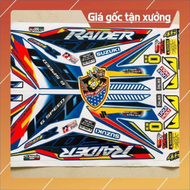 Tem rời Raider Fi xanh đen