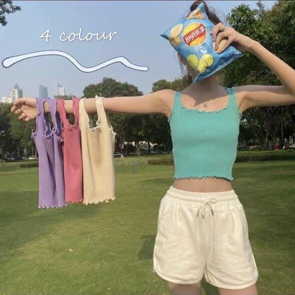 Áo 2 dây bèo xinh xắn