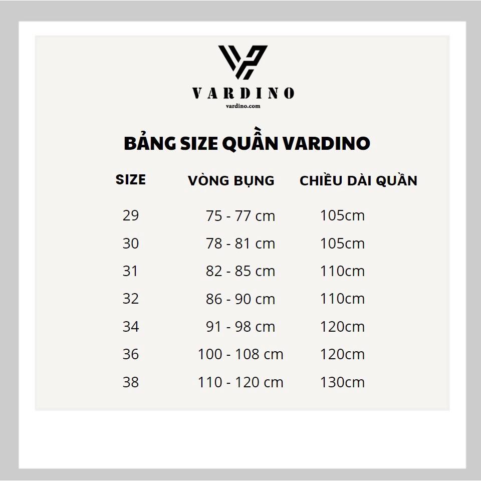 Quần kaki nam trung niên Vardino mỏng nhẹ ống 18 đến 22 kiểu công sở form dáng suông rộng chất mịn màu xanh than K01, đen K02, xám K03, vàng be K04