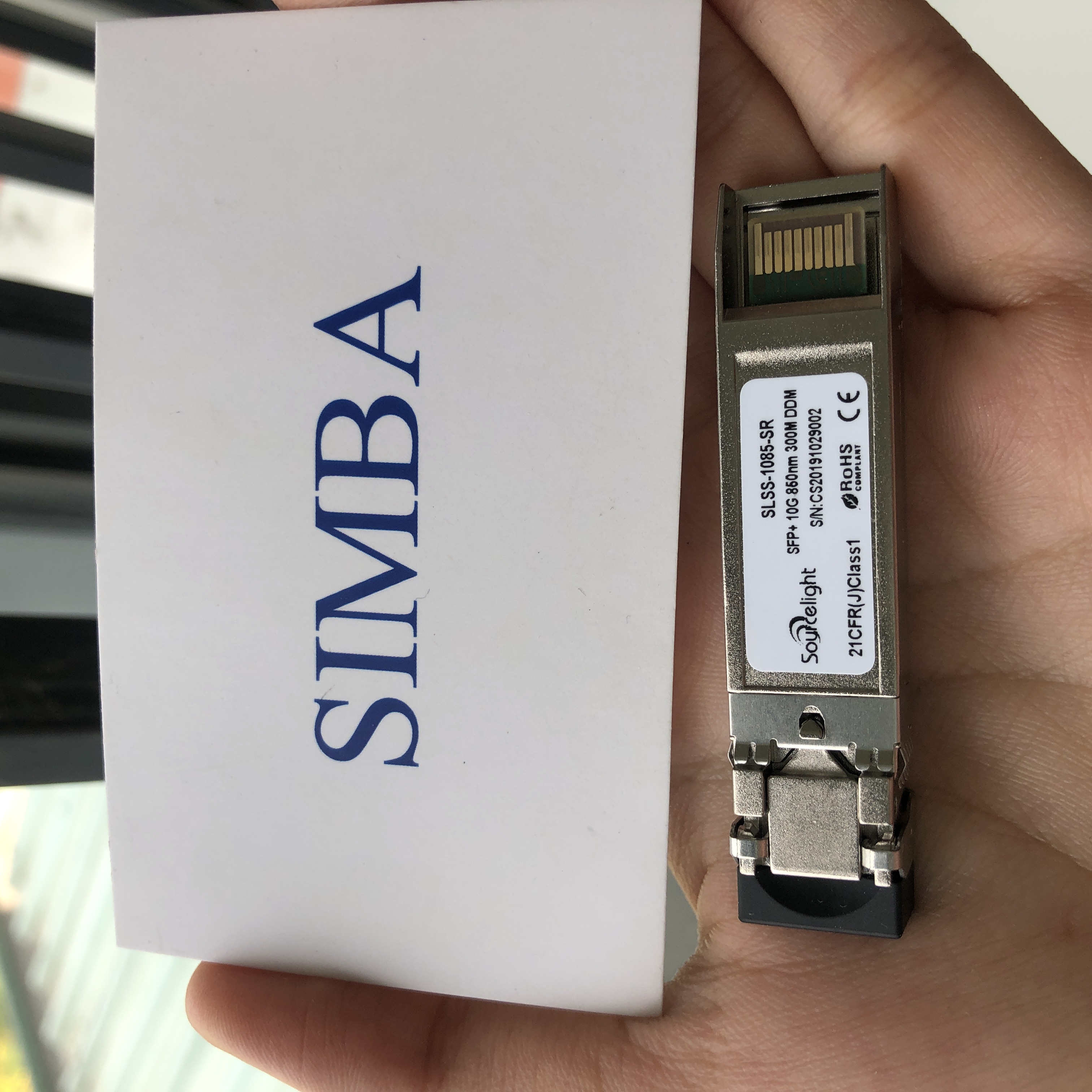 Module quang SFP+ 10GE, 850nm, 300m Support DDM, tích hợp Cisco&amp;Juniper SLSS-1085-SR