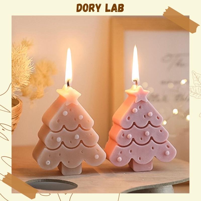 Nến Thơm Giáng Sinh Cây Thông 3 Tầng Nhiều Màu Sắc - Dory Lab