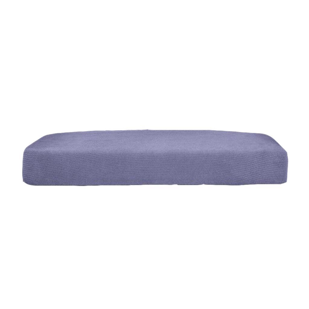 2Pcs Gray _Size S &M Sofa Futon Seat Cushion Couch Slipcover