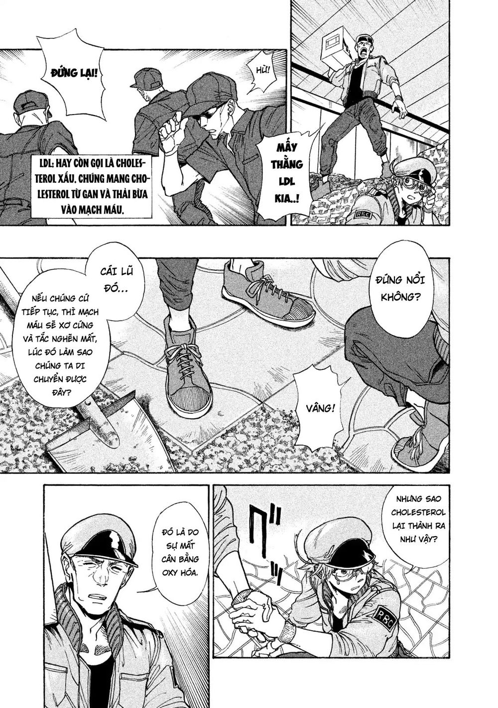 biệt đội tế bào black - hataraku saibou black chapter 1.1 12
