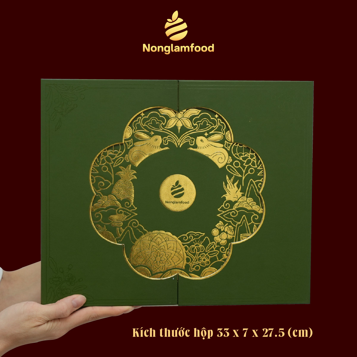 Set bánh trung thu ăn kiêng, ít ngọt Thu Như Ý Nonglamfood | Quà tặng healthy ý nghĩa cho người thân, đối tác