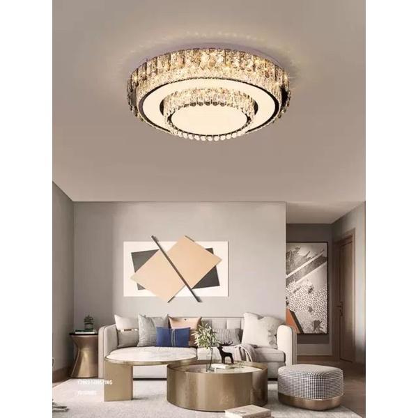 MKPL_03 Đèn mâm áp trần phale trang trí phòng khách, đèn trang trí trần hiện đại