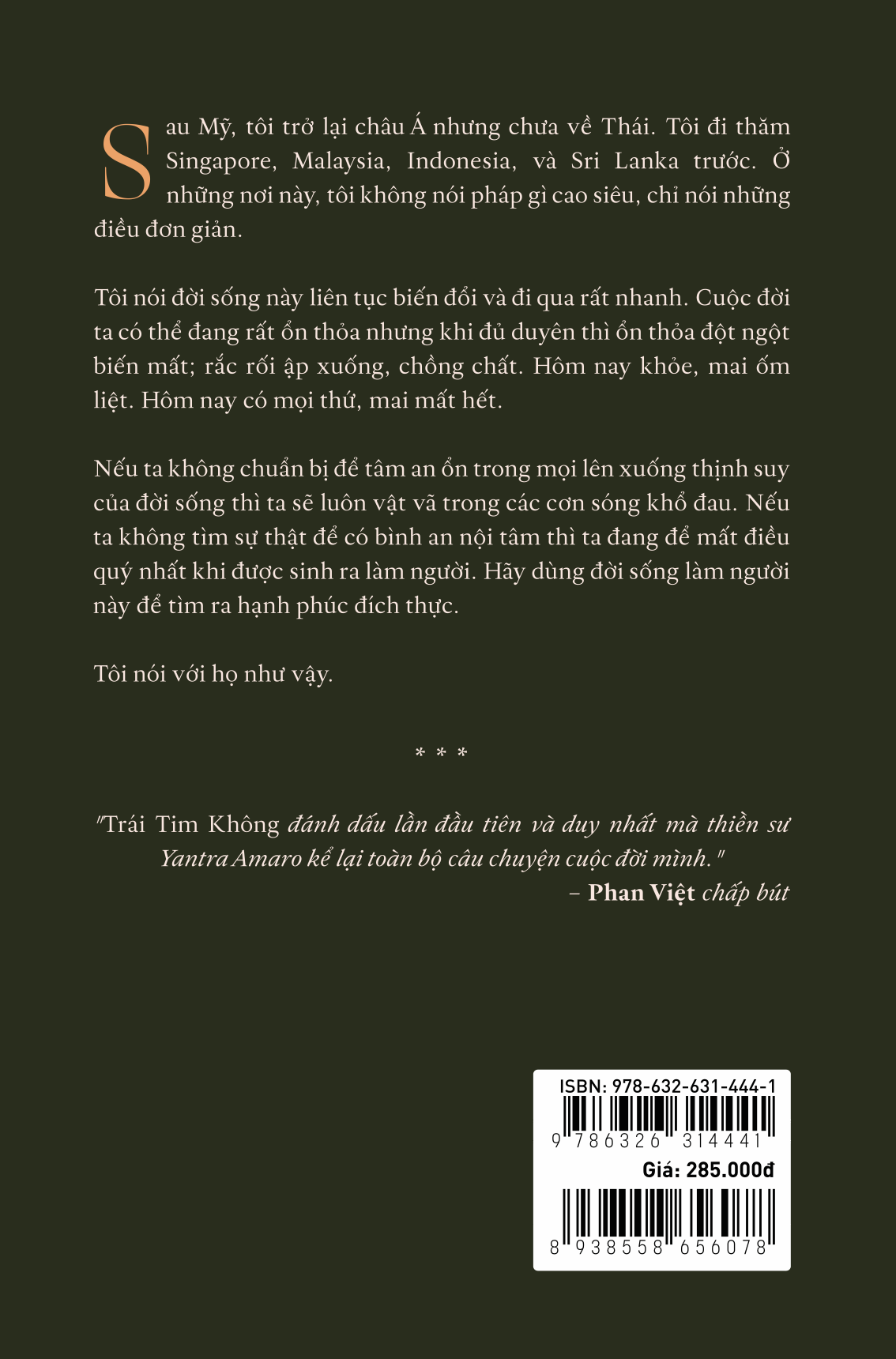 Sách - Trái Tim Không - Cuộc đời và thơ của thiền sư Yantra Amaro - Bản 2025 - Sáng Books