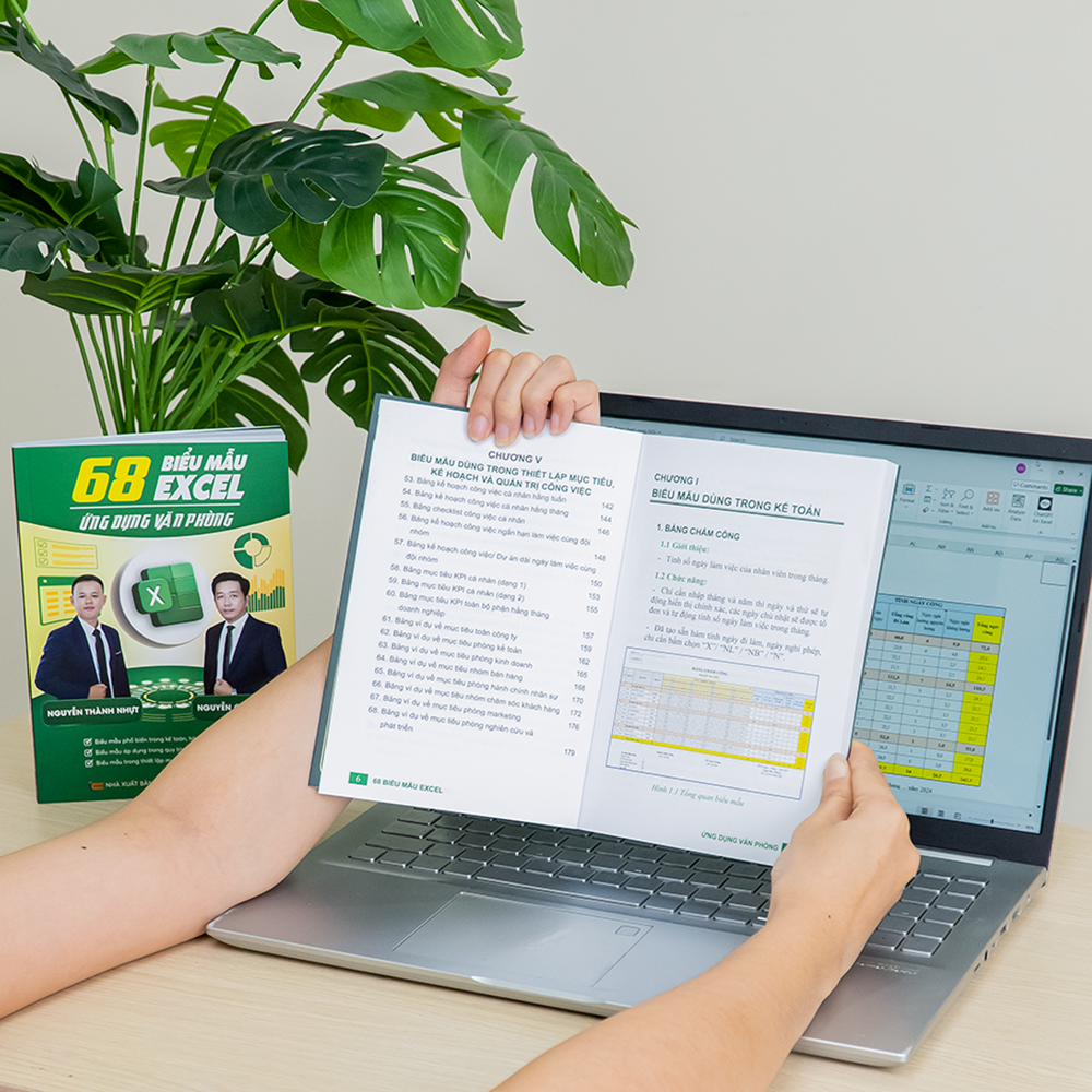 Sách 68 Biểu Mẫu Excel Ứng Dụng Văn Phòng Bí Quyết Tăng Hiệu Quả Công Việc