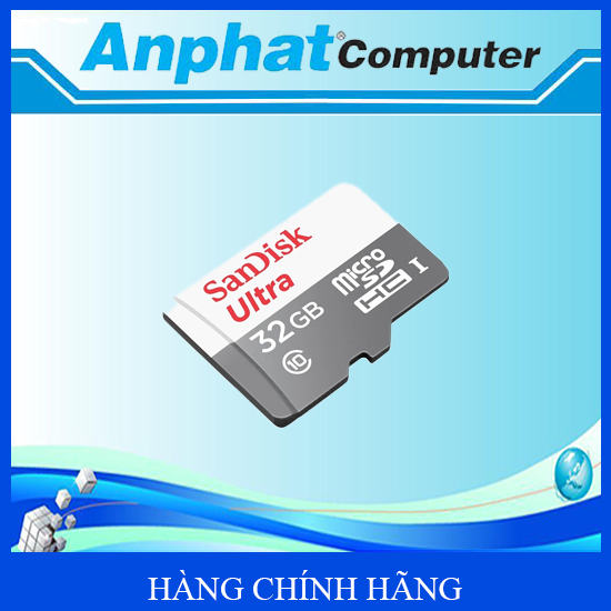 Thẻ nhớ SanDisk Ultra microSDHC UHS-I 32GB/64GB/128GB 100MB/s Class 10 - Hàng chính hãng