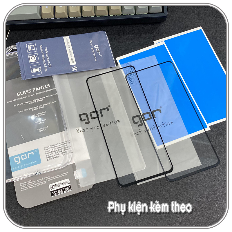 Bộ 2 miếng cường lực GOR Full 2.5D cho Xiaomi Poco M4 Pro 4G - Hàng nhập khẩu