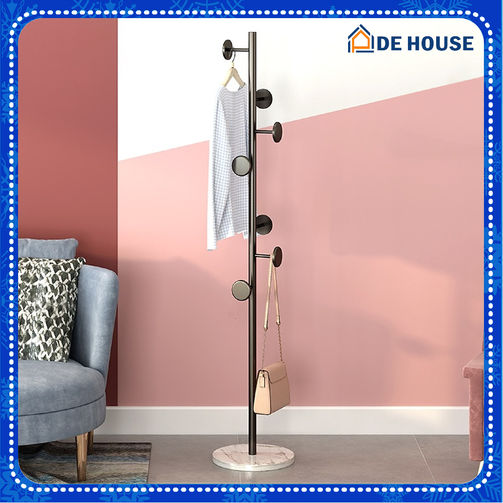 Cây Treo Quần Áo Hàn Quốc Kim Loại Lắp Ráp - Hàng Chính Hãng - Màu Đen