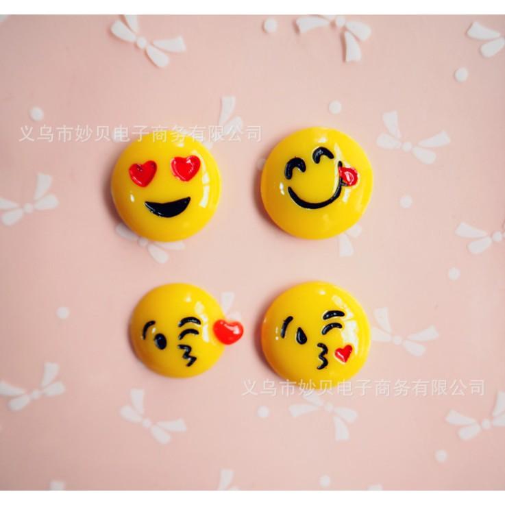 *HN* Charm emotion biểu cảm mặt cười dễ thương cho các bạn trang trí vỏ điện thoại, làm Jibbitz, DIY