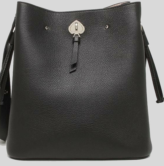 Túi Kate Spade large Bucket Black Màu đen Sz25*26cm WKRU6827 399$