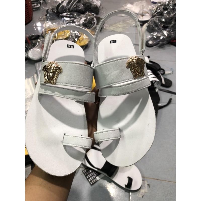 Sandaldongnai sandal nữ đế trắng quai trắng siae từ 35 đến 40 nữ khác size ib chọn thêm