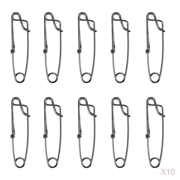 100x Long Line Clips Stainless Steel Snap Longline Branch Hanger Tuna Clip