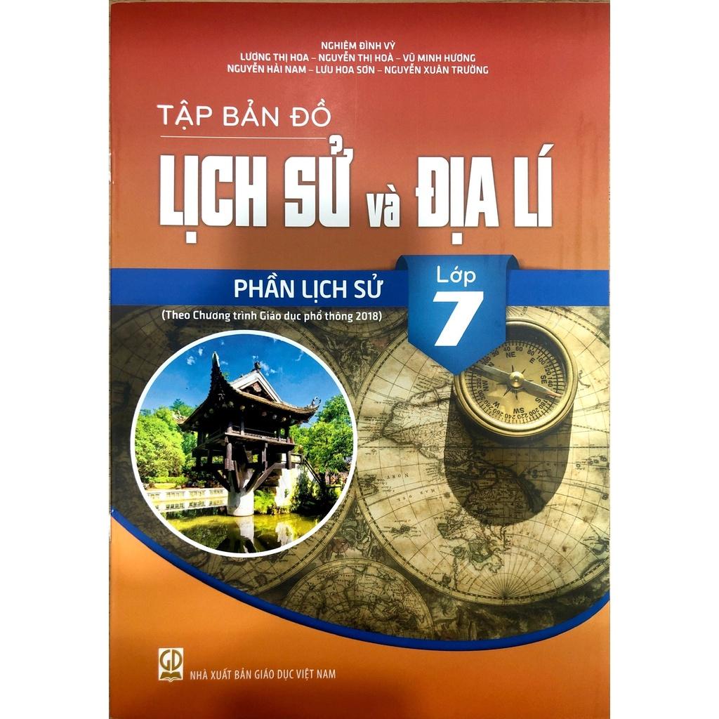 Sách - Tập bản đồ Lịch sử và Địa lí - Phần Địa lí + lịch sử lớp 7