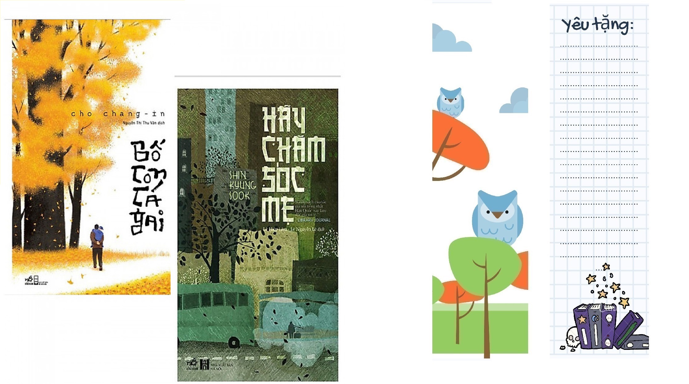 Combo Hãy Chăm Sóc Mẹ + Bố Con Cá Gai (tặng kèm bookmark AHA)