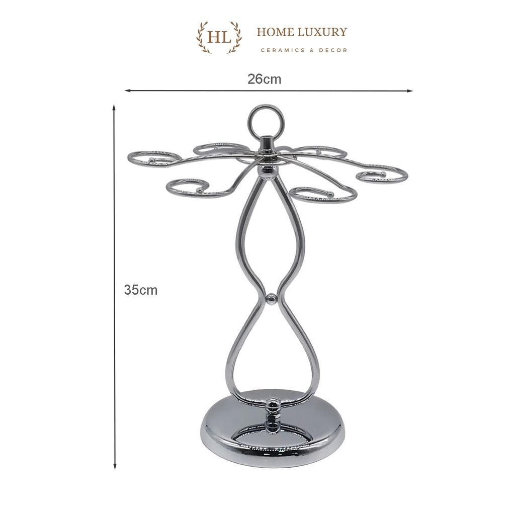 Tổng hợp các mẫu treo ly rượu để bàn - Kệ để rượu cao cấp hàng có sẵn 2023