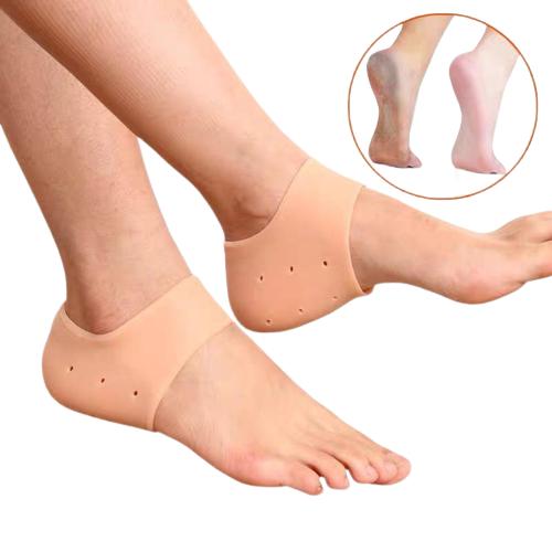 Set 2 Miếng Lót Gót Silicon Bảo Vệ Gót Chân, Chống Mòn Gót, Êm Chân, Chống Đau Chân, Xước Gót