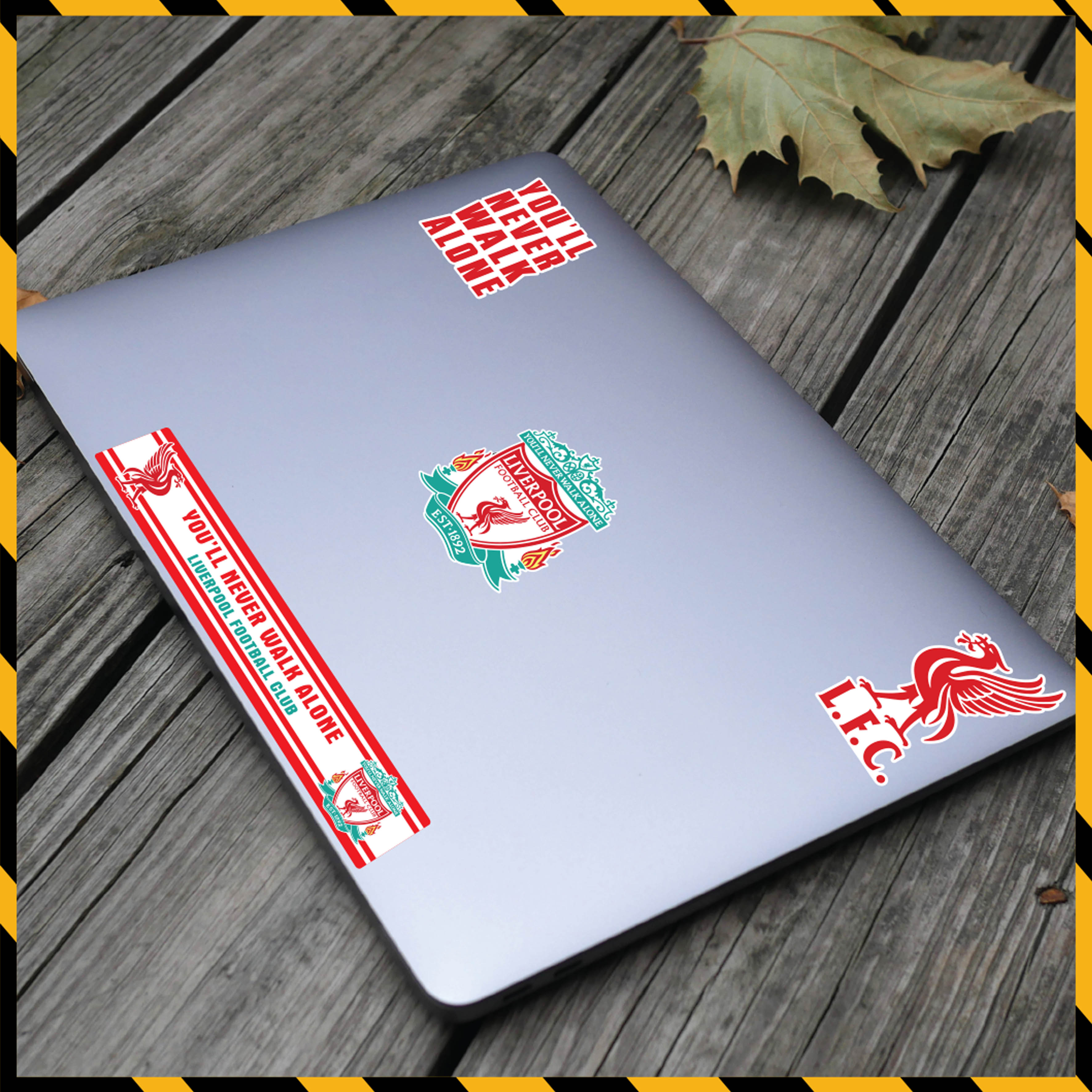 Hình Dán Sticker CLB Liverpool Dán Xe, Dán Nón, Điện Thoại, Laptop - Logo Đội Bóng Chất Liệu Chống Thấm Nước, Bền Màu
