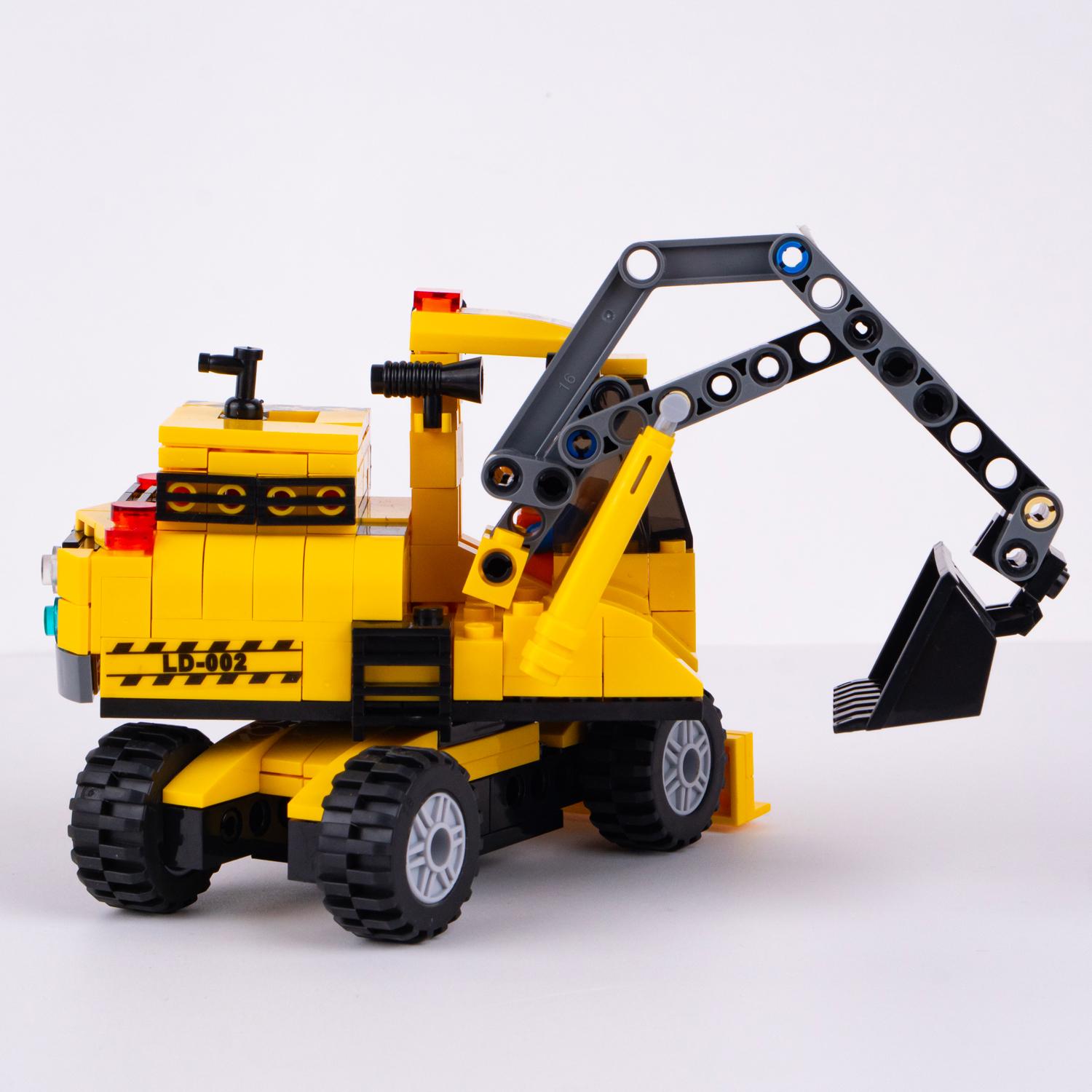 Đồ Chơi Lắp Ráp Máy Xúc Đào Thủy Lực 2 Trong 1 - Hydraulic Excavator - Toys&amp;Joys 8632 (268 Mảnh Ghép)