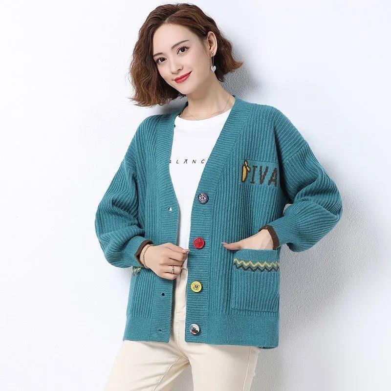 Áo khoác len cardigan nữ có túi, áo len nữ dáng ngắn