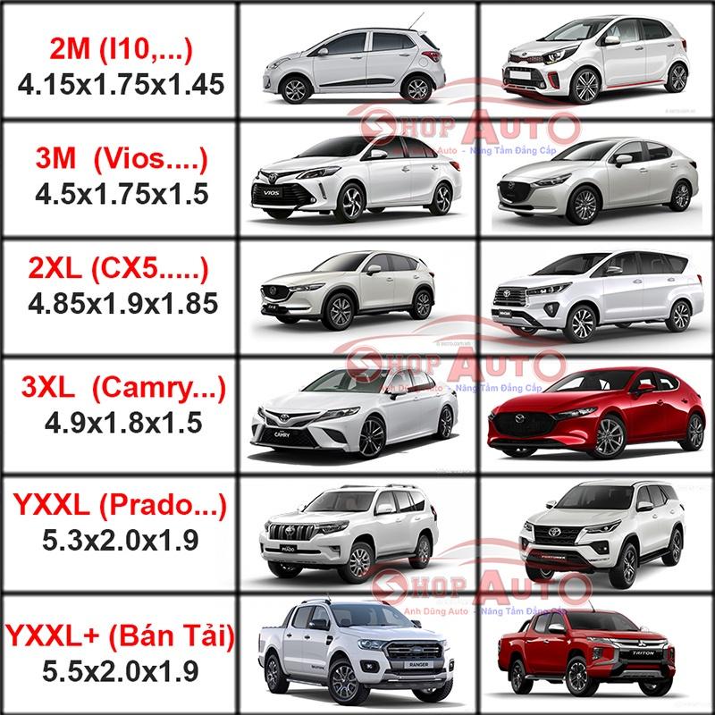 Bạt Phủ Xe Ô Tô Vải Dù Full xe Cao Cấp Chống Mưa-Chống Nắng-Chống Nóng-Chống Xước Bảo Vệ Xe