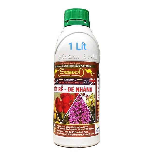 Phân bón chiết xuất từ tảo biển SEASOL chai 1 lít, tốt rễ nhanh, đẻ nhánh khoẻ