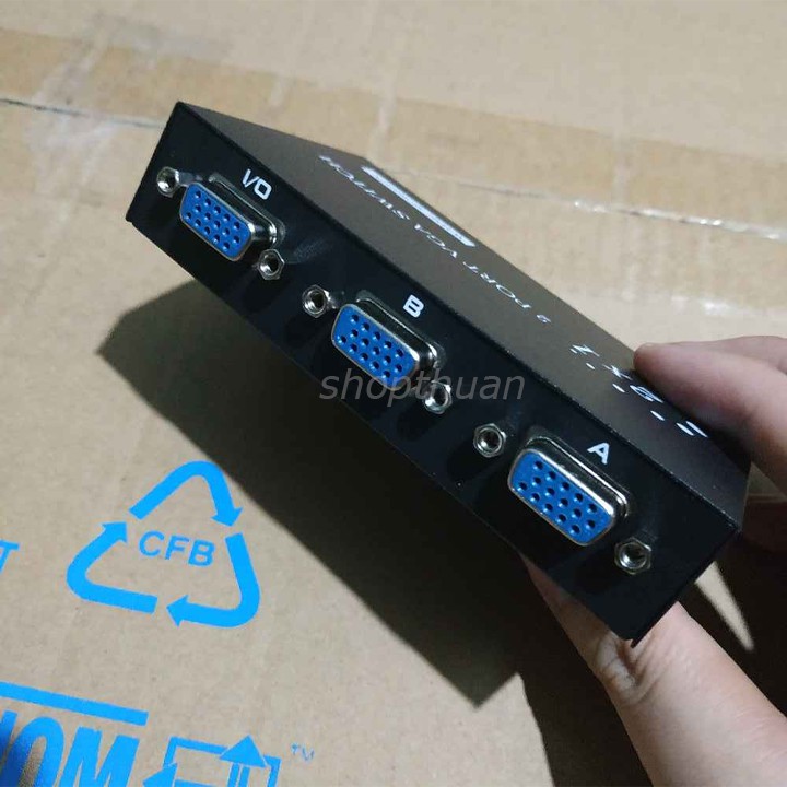 Bộ Chia 2 Vga Cpu Ra 1 Vga Màn Hình (Port Vga Switch)