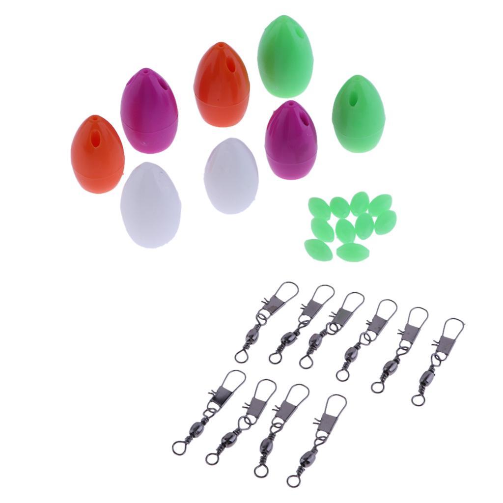 Floating Carp Coarse Trout Bass Sea Lure Fishing Tackle with Bead & Swivels