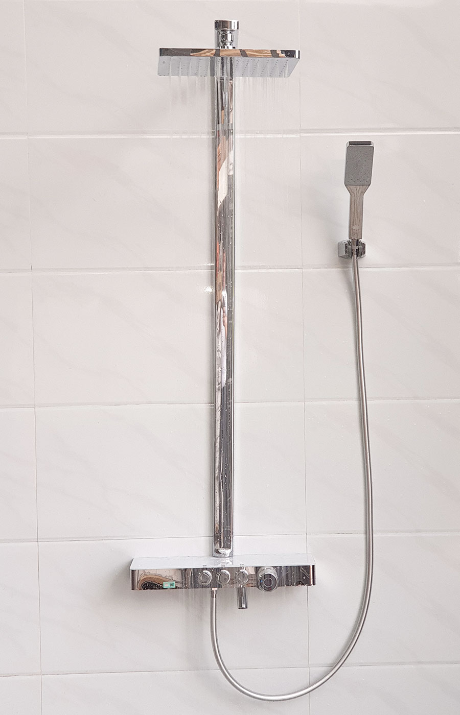 Sen bộ tắm đứng nóng lạnh Eurolife EL-SC907 (Trắng bạc)