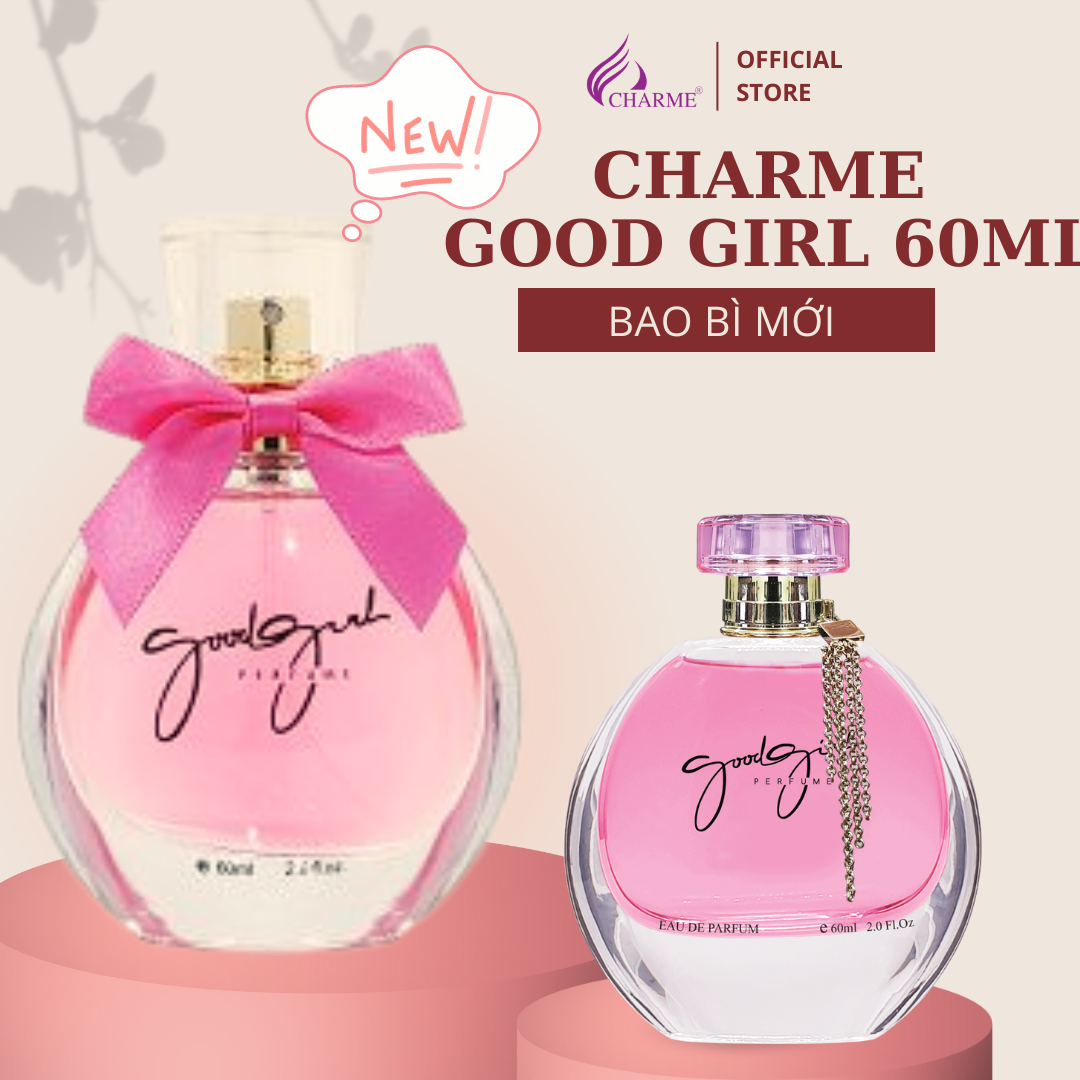 Nước hoa nữ GoodGirl Charme chính hãng cao cấp mùi hương hoa cỏ nhẹ nhàng thanh thoát lưu hương lâu 7-10 tếng 60ml