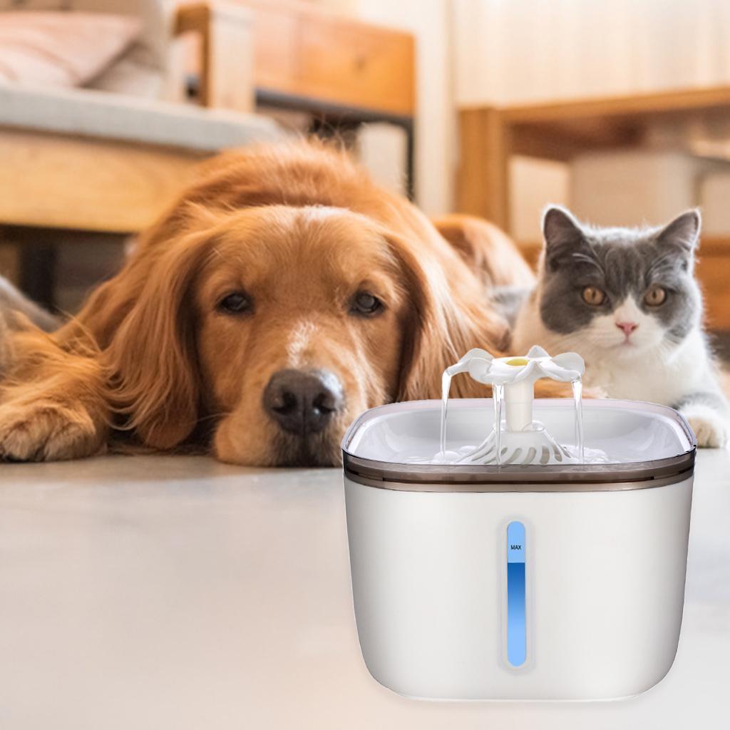 2.0L Electric  Fountain Cat/Dog Drinking Dispenser Water Fountain