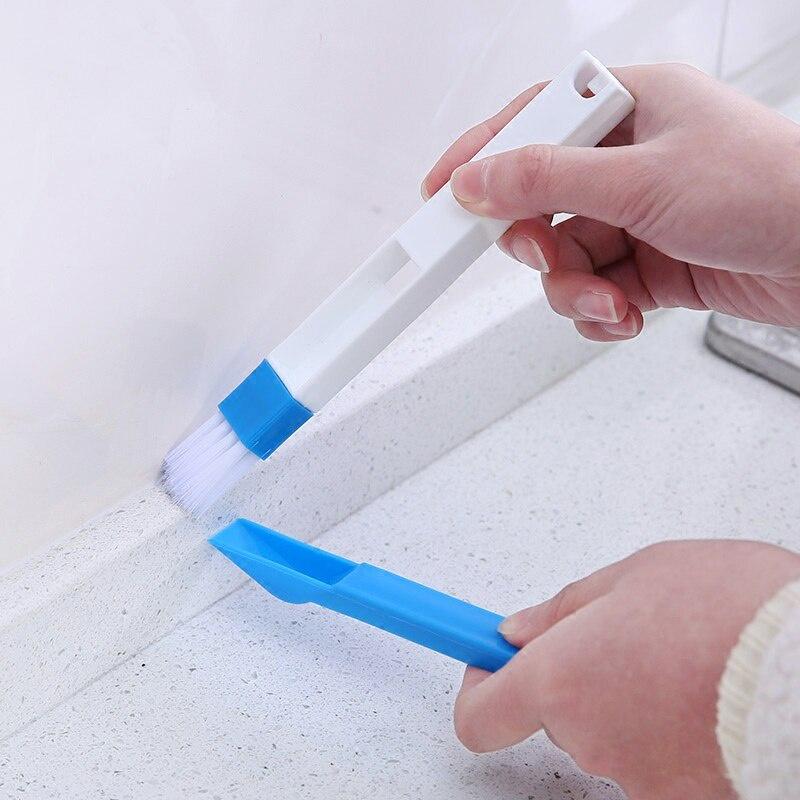 1pc Window Recess Groove Cleaning Brush Multifunction Small Brush Glass Washing Brush