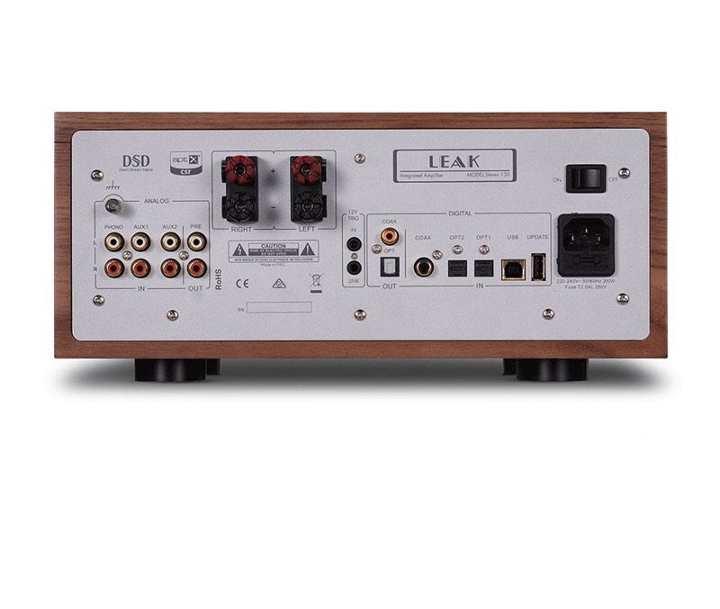 Ampli Leak Stereo 130 (Walnut) - New Seal 100% - BẢO HÀNH CHÍNH HÃNG 12 THÁNG