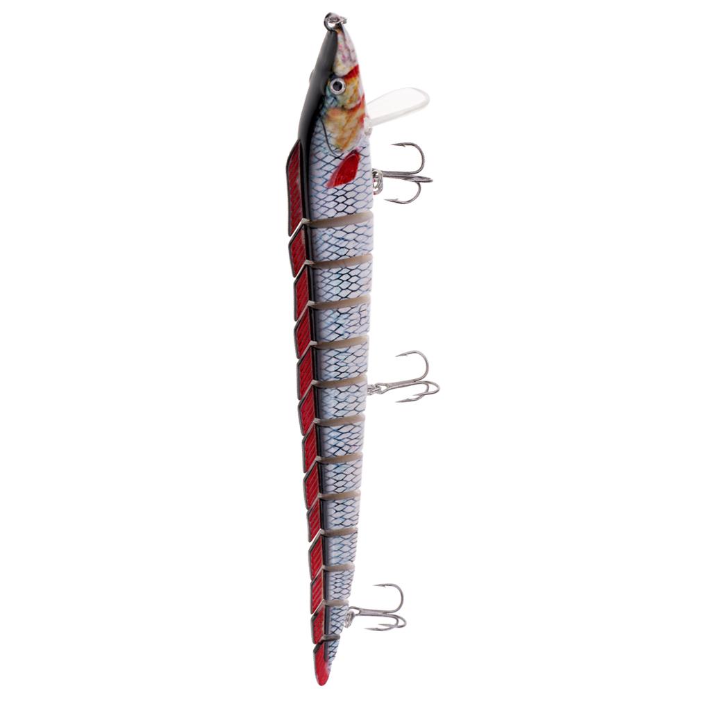23cm Bass Fishing Bait Swimbait Lure Life-like Multi-jointed Fishing Lure 01