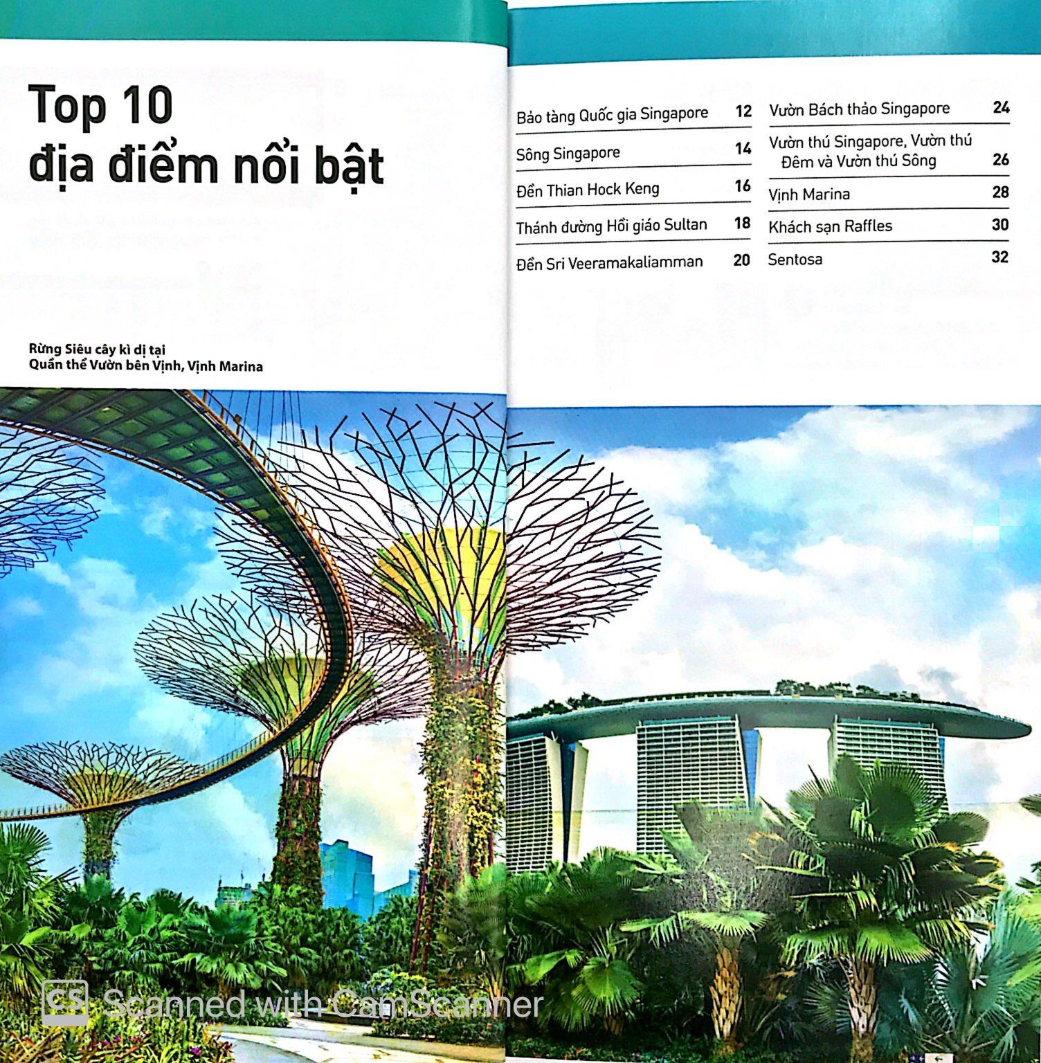 Sách Cẩm Nang Du Lịch - Top 10 Singapore